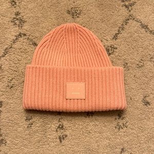 Acne Studios Beanie - pink - worn less than 3 times